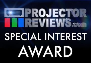 Projector Reviews Special Interest Award