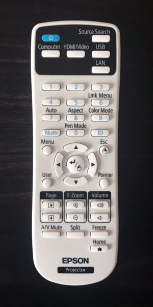 Epson PowerLite 675W Projector Remote Control