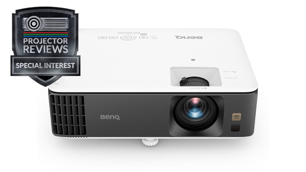 BenQ TK700 gaming projector with the Projector Reviews Special Interest Award