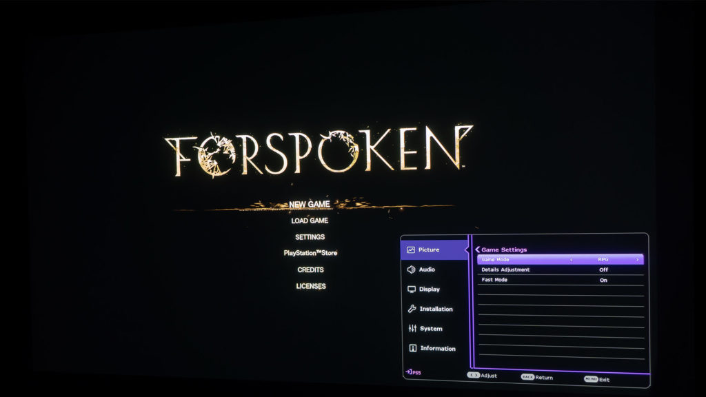 Forspoken Game Menu - Projector Reviews - Image